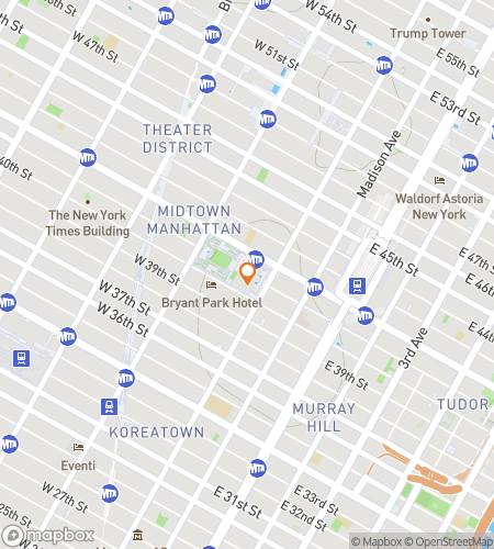 Map of scavenger hunt walking tour for Broadway Scavenger Hunt