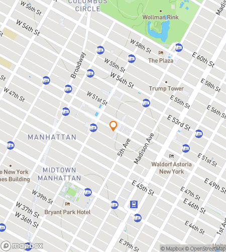 Map of scavenger hunt walking tour for Lost in New York: The Home Alone 2 Hunt