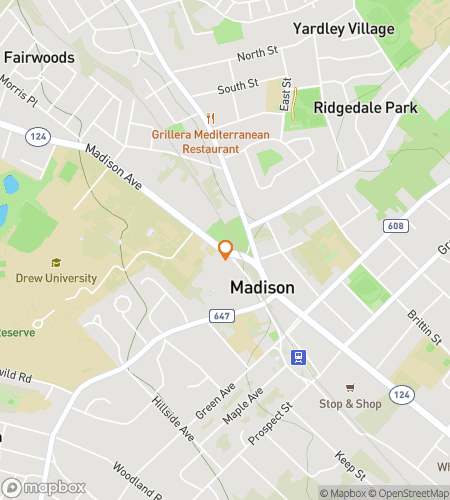 Map of scavenger hunt walking tour for Madisons Magnificent Trail