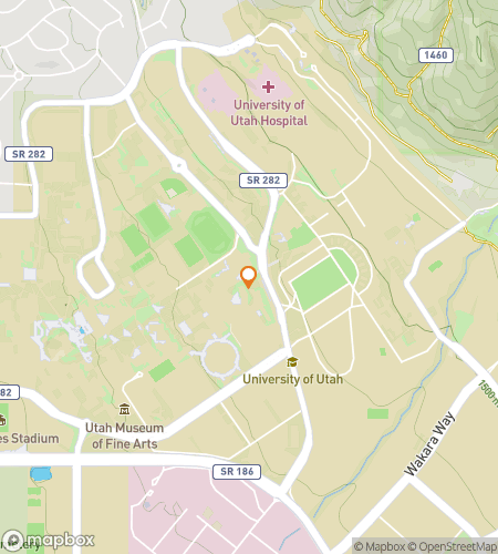 Hartă tur de vânătoare de comori pe jos pentru University of Utah Ute-imate Challenge