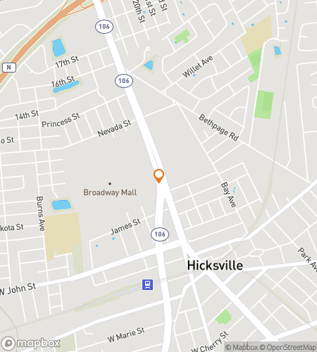 แผนที่ทัวร์เดินชมล่าสมบัติสำหรับสวนสาธารณะ พลาซ่า และเซอร์ไพรส์เล็กๆ น้อยๆ ในเมือง Hicksville