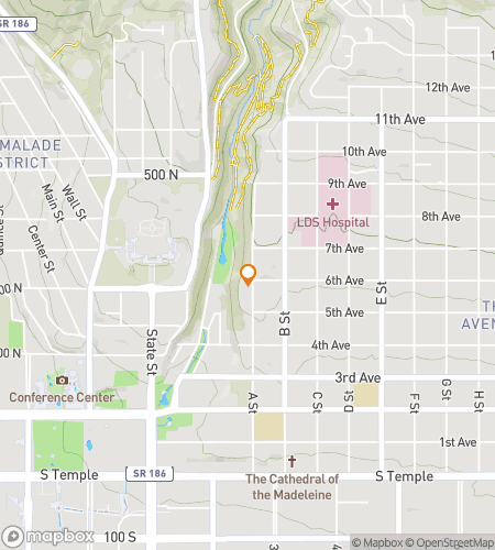 Map of scavenger hunt walking tour for Mysteries of Memory Grove