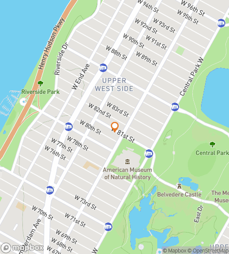 Map of scavenger hunt walking tour for The Seinfeld Shuffle