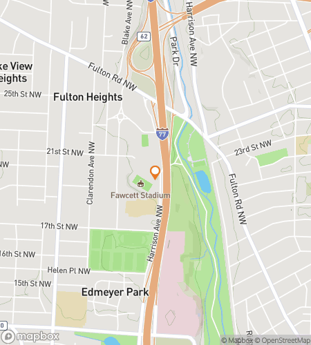 Map of scavenger hunt walking tour for Edmeyer Park Scavenger Hunt