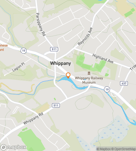 Map of scavenger hunt walking tour for A Tip of Whippanys Fun