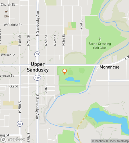 Map of scavenger hunt walking tour for Wyandot Whimsy Scavenger Hunt