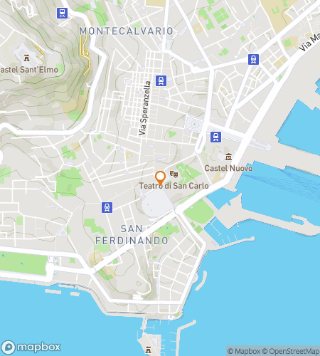 Kartta aarteenetsintä-kävelykierroksesta San Ferdinando Fiery Treasure Huntille