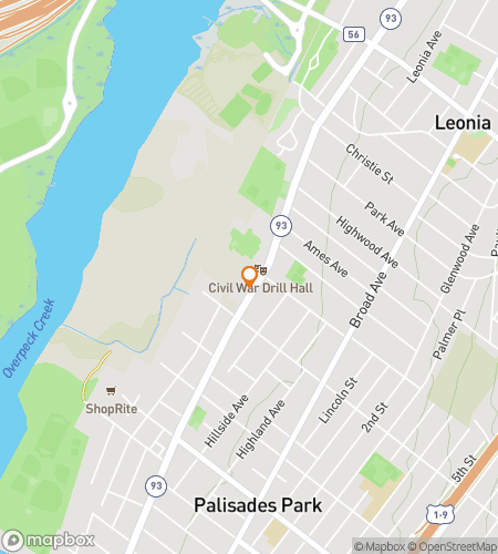 Map of scavenger hunt walking tour for Fort Lee Funtastic Frolic