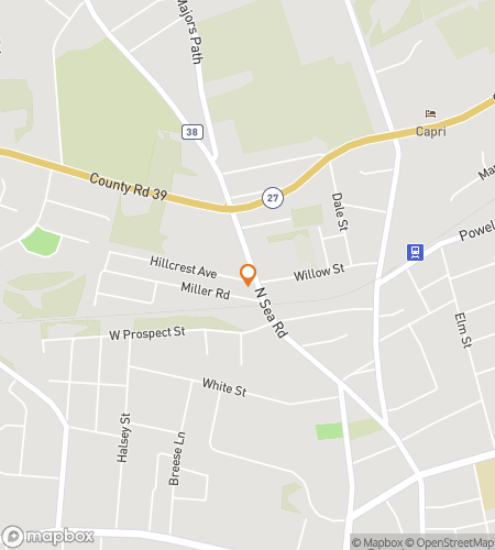 แผนที่การเดินล่าสมบัติสำหรับ South of the Hamptons&colon; The Seaside Southampton Hunt