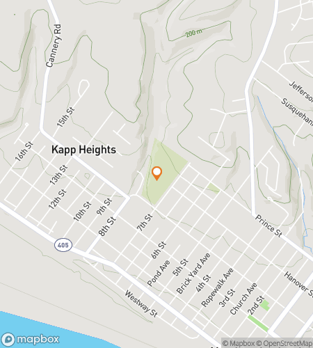 Map of scavenger hunt walking tour for Northumberland Nook ‘n‘ Cranny Caper