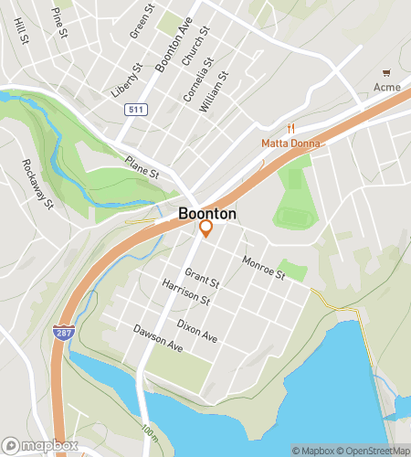 Map of scavenger hunt walking tour for Boontons Best-Kept Secrets