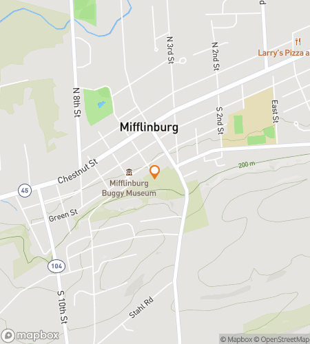 Mifflinburg Heritage Heist&colon; Wheels & Wonders i&ccedil;in hazine av&inodot; y&uuml;r&uuml;y&uuml;&scedil; turu haritas&inodot;
