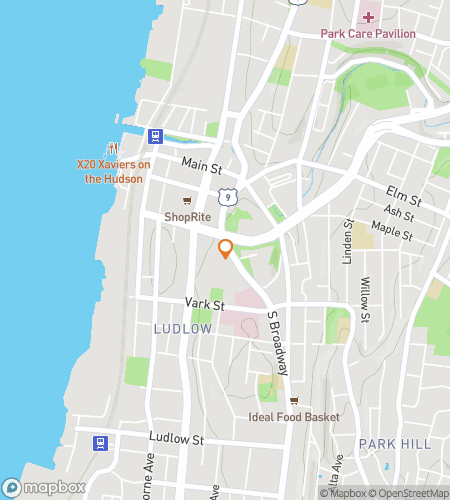 Map of scavenger hunt walking tour for Yonkers Bar Crawl