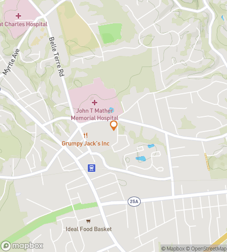 Map of scavenger hunt walking tour for Dock and Roll&colon; The Harbor Port Jefferson Hunt