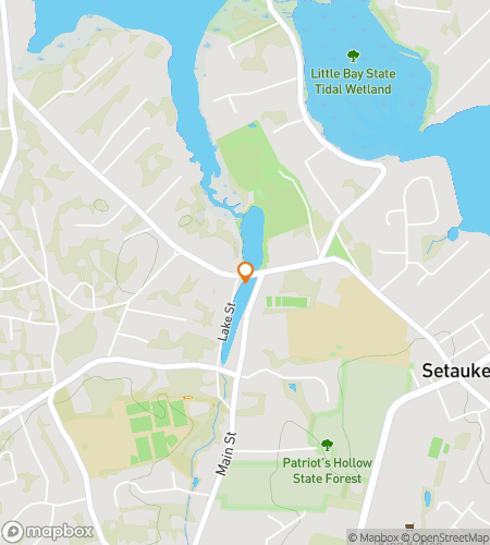 Map of scavenger hunt walking tour for Setauket‘s Sensational Scavenger Soiree