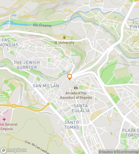 Map of scavenger hunt walking tour for Segovia Scavenger Hunt