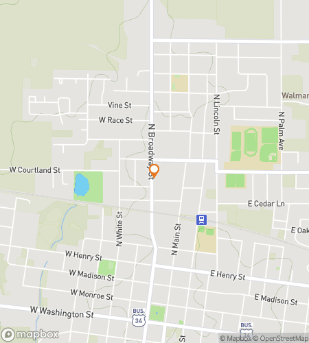 Map of scavenger hunt walking tour for Mount Pleasant Mayhem Scavenger Hunt