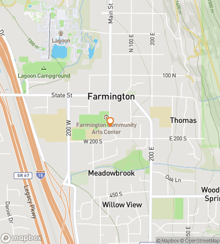 Kartan ryöstöretkivaelluskierrokselle Farmington Funtastic Finders