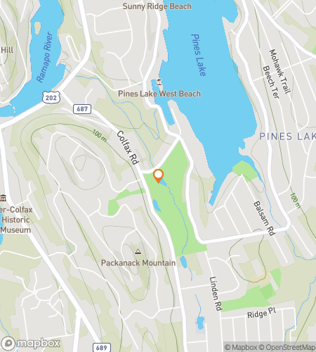Map of scavenger hunt walking tour for Wayne It All! The Garden State Wayne Hunt