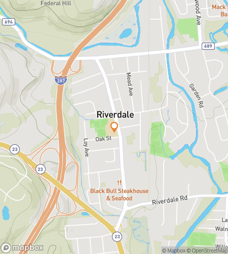 Map of scavenger hunt walking tour for Riverdale Romp & Riddles Hunt