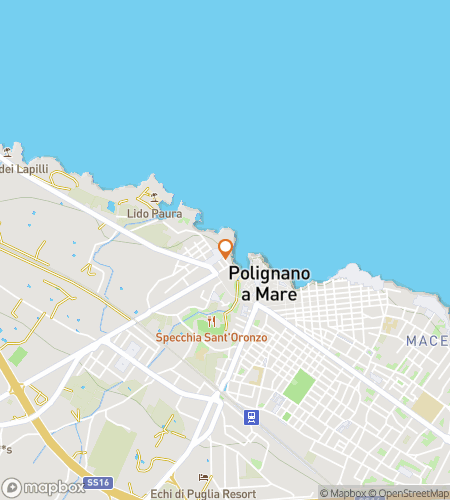 Map of scavenger hunt walking tour for Lama Monachile Leap: Cliffs, Coves & Clues