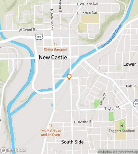 Map of scavenger hunt walking tour for New Castle Scavenger Hunt