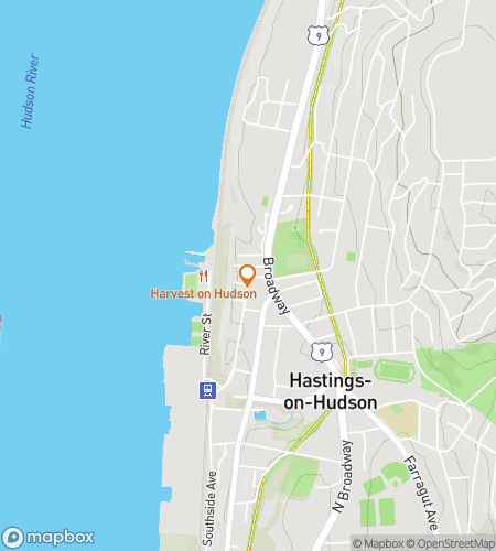 Hastings-on-Hudson Uptown Scavenger Hunt (çöpçü avı) için scavenger hunt (çöpçü avı) yürüyüş turu haritası