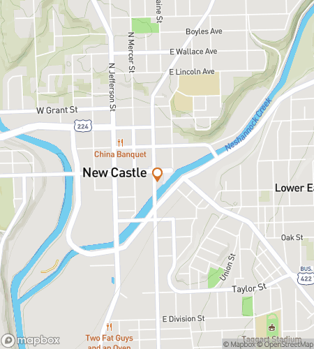 Map of scavenger hunt walking tour for New Castle: Stonework, Stacks, and City Secrets