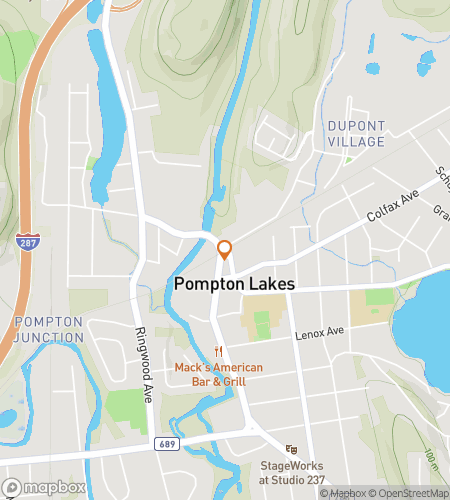 Map of scavenger hunt walking tour for Pompton Pursuit: Lakeside Lunacy
