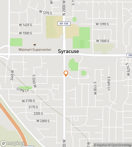 Karte der Schnitzeljagd-Walking-Tour f&uuml;r Curious-Syracuse&colon; Vom Salbeib&uuml;sch zum Vorort