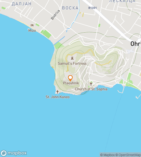 แผนที่ทัวร์เดินล่าสมบัติสำหรับ Temples, Towers & Tales of Ohrid