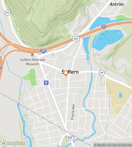 सफर को खत्म न करें&excl;&colon; द रॉकलैंड-रॉम्पिंग सफ़र्न हंट के लिए स्कैवेंजर हंट वॉकिंग टूर का नक्शा