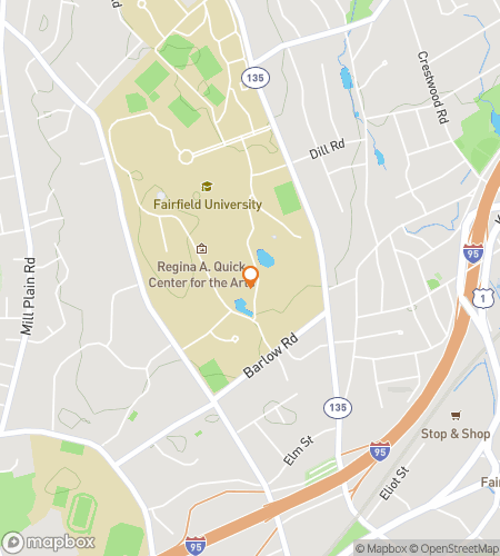 Map of scavenger hunt walking tour for Hoofprints & Hints: Fairfield University Hunt