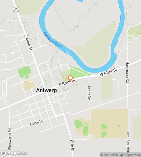 Map of scavenger hunt walking tour for Antwerp Alliteration Adventure Hunt