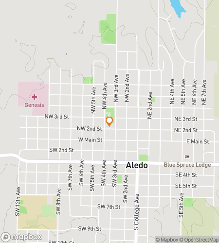 Harta turului de mers pe jos cu vânătoare de comori pentru Aledo’s Dazzling Downtown Dash