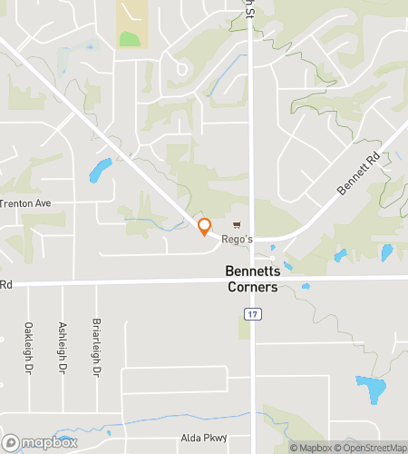 Map of scavenger hunt walking tour for Strong as Steel&excl; The Mighty Strongsville Hunt