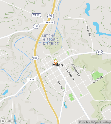 Map of scavenger hunt walking tour for Edison‘s Electric Escapade Hunt