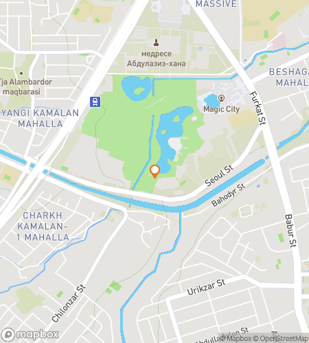 Map of scavenger hunt walking tour for Oasis of Light: Tales of Tashken