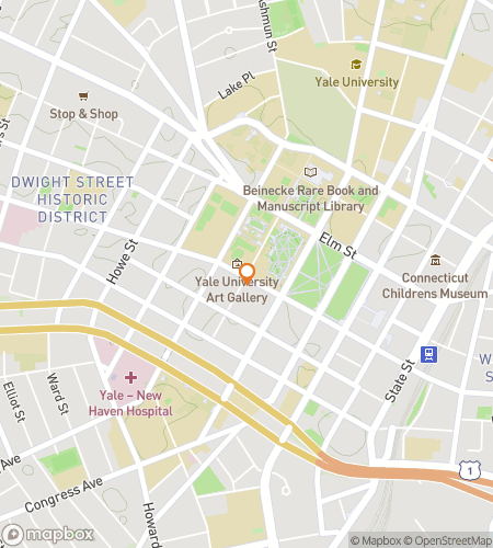 Kartta aarteenetsintä kävelykierrokselle Yale & Beyond!