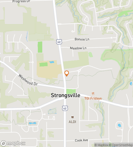 Mapa scavenger hunt p&ecaron;&scaron;&iacute; prohl&iacute;dky Strongsville Statues&comma; Spires & Social Stories