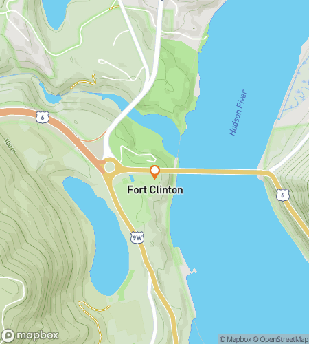 Map of scavenger hunt walking tour for Tomkins Cove Scavenger Hunt