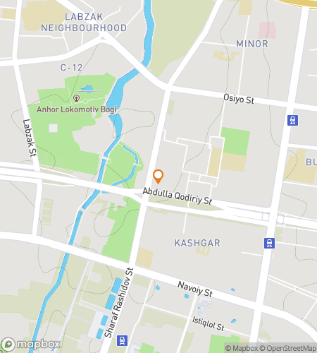 Kaart van de speurtocht-wandelroute voor Oase van Licht: Verhalen van Tashken