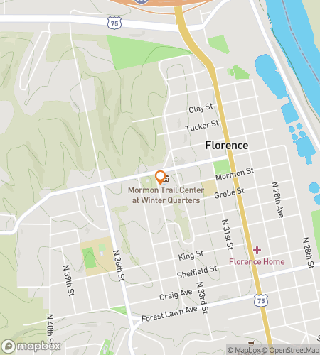 خريطة جولة المشي للبحث عن الكنز لحماس حي فلورنسا في أوماها