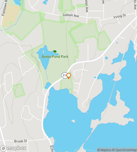 Χάρτης περιήγησης με τα πόδια κυνηγιού θησαυρού για Beebe Pond Park Hunt