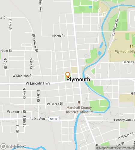 Map of scavenger hunt walking tour for Plymouth Scavenger Hunt