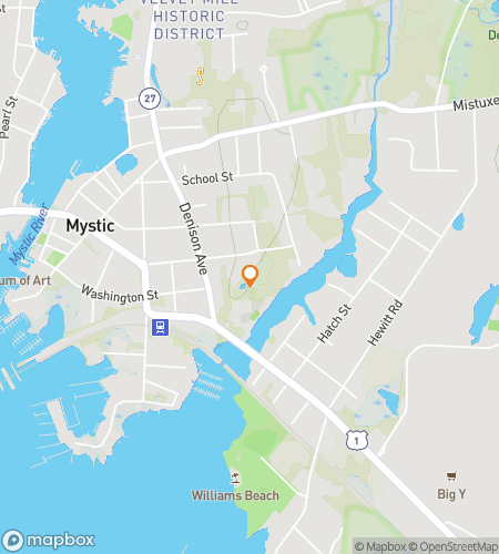 Map of scavenger hunt walking tour for The Mystic Haunting