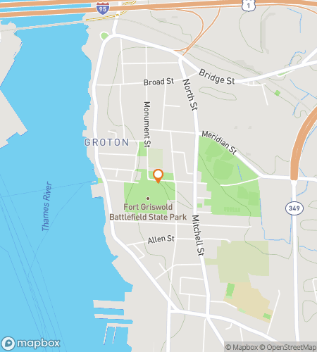 Map of scavenger hunt walking tour for Groton‘s Gallivanting Galleons Scavenger Hunt