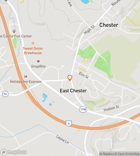 Map of scavenger hunt walking tour for Chester New York Scavenger Hunt