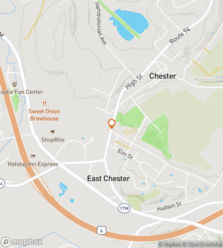 Map of scavenger hunt walking tour for Chester New York Scavenger Hunt