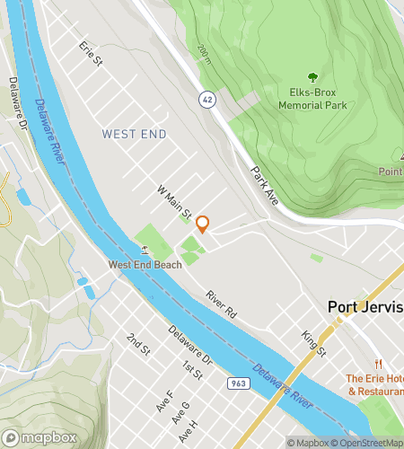 Map of scavenger hunt walking tour for Matamoras Scavenger Hunt